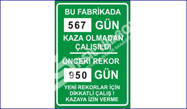 İŞ GÜVENLİĞİ LEVHALARI